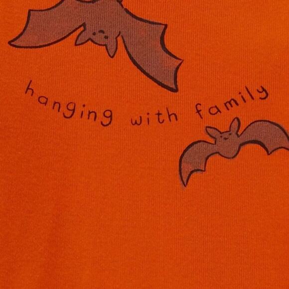 Carter's Just One You Baby Bat Striped Halloween Top and Bottom Set Size 6M - Picture 4 of 5